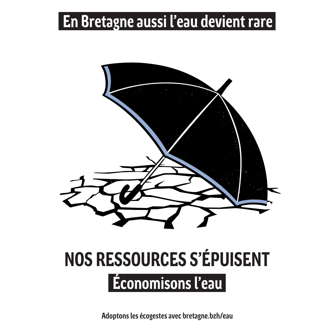 En Bretagne aussi l'eau devient rare...